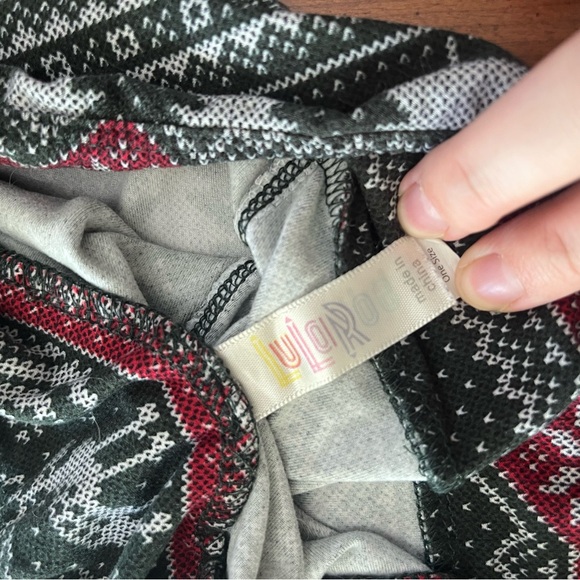 LuLaRoe Holiday Leggings Lot – OS – Christmas & Halloween Themed  – Set of 3 - Picture 5 of 7